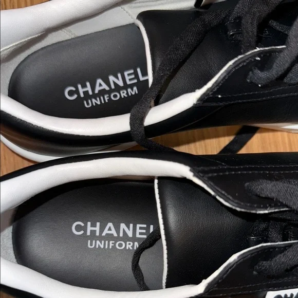 Chanel Uniform Black Sneakers - Picture 5 of 6